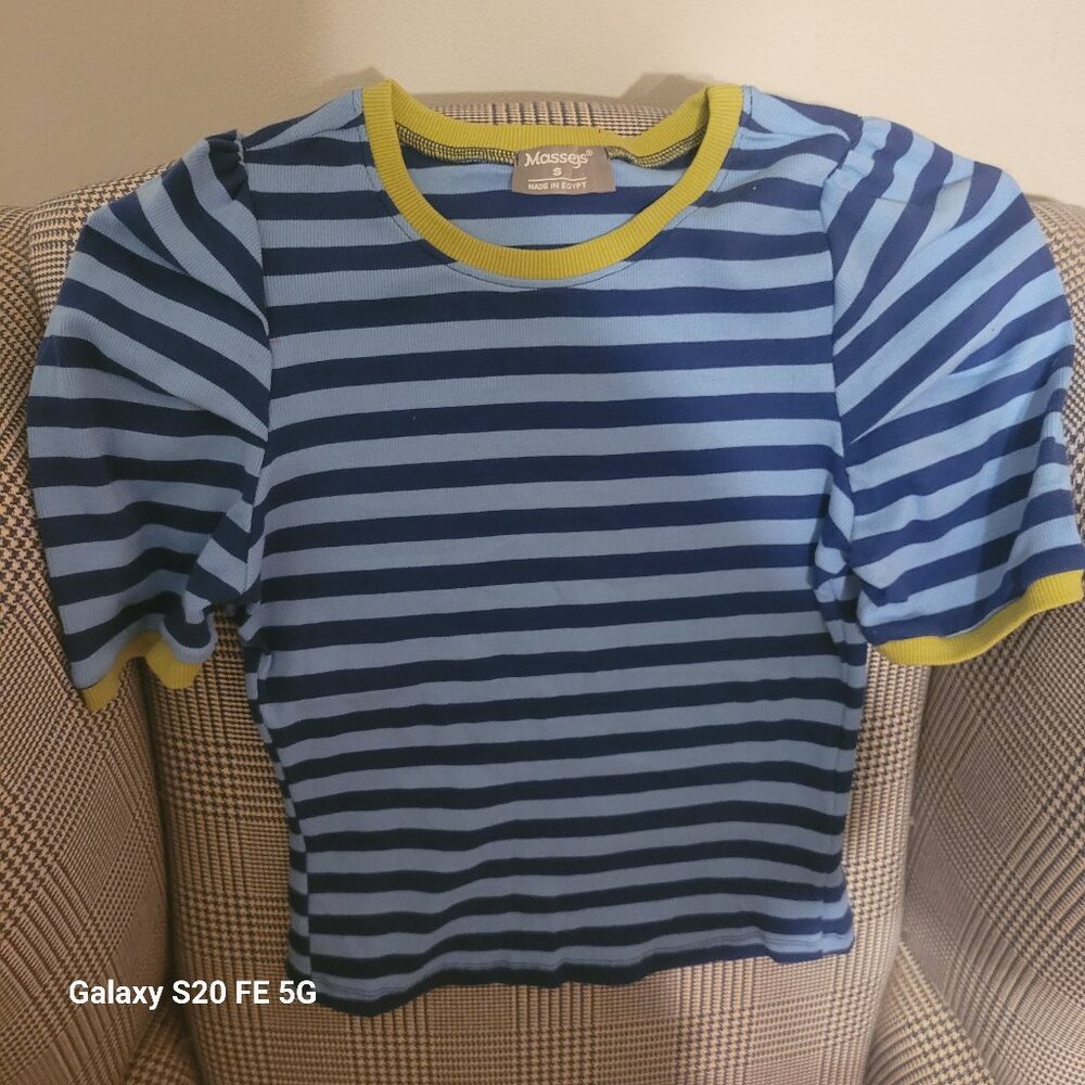 Masseys Ribbed Short Sleeve Shirt
